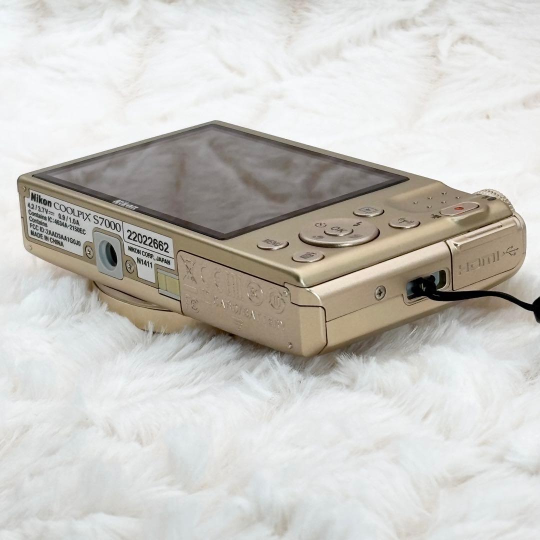 美品・動作良好✨ Nikon COOLPIX S7000 ゴールド Wi-Fi