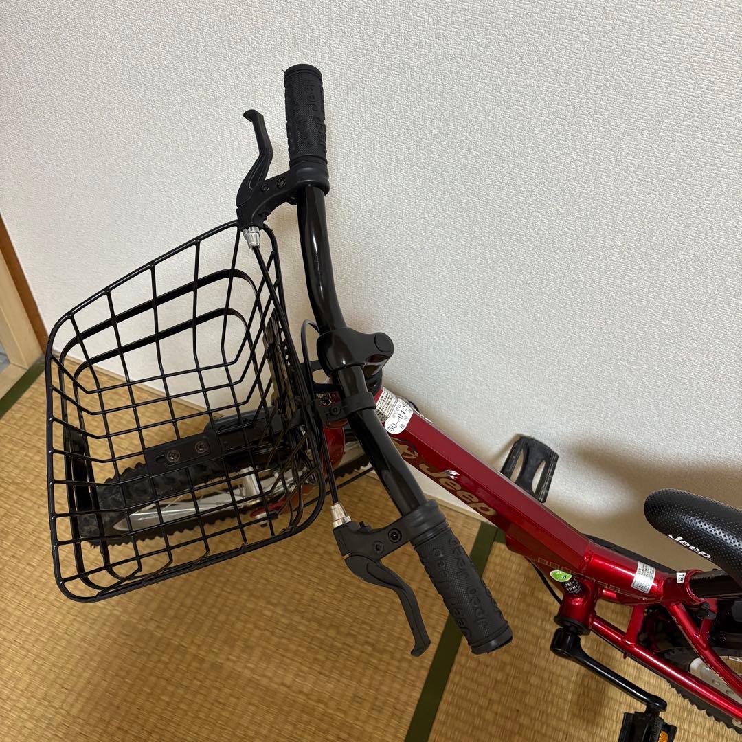 お値下げ！！『福岡』Jeep (ジープ) 子供用自転車 18インチ 赤