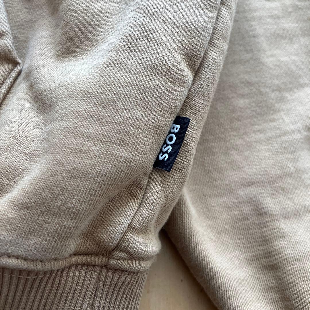 HUGO BOSS ヒューゴボス　パーカー　プルオーバー　ベージュ　XSサイズ