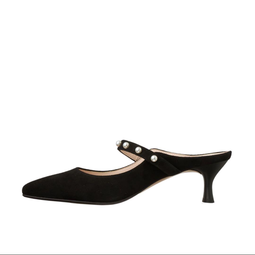 【新品未使用】DIANA パール付きミュール M