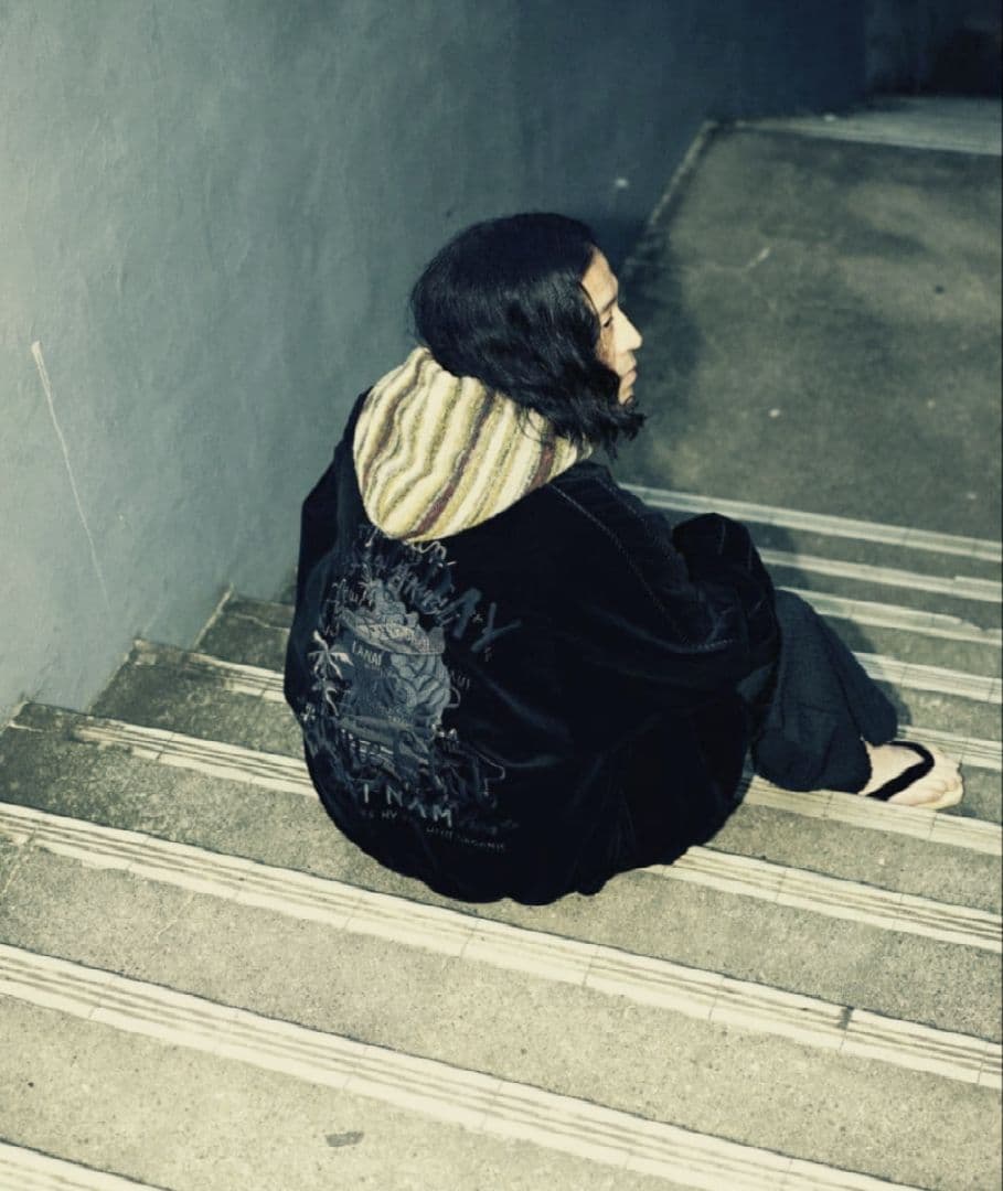 【美品】ダブレット カオス刺繍 スーベニア スカジャン ブルゾン 又吉着