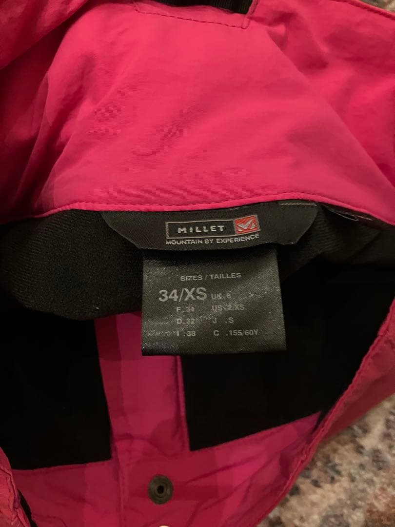 【美品】MILLET スキーウェア 上下セット Sサイズ