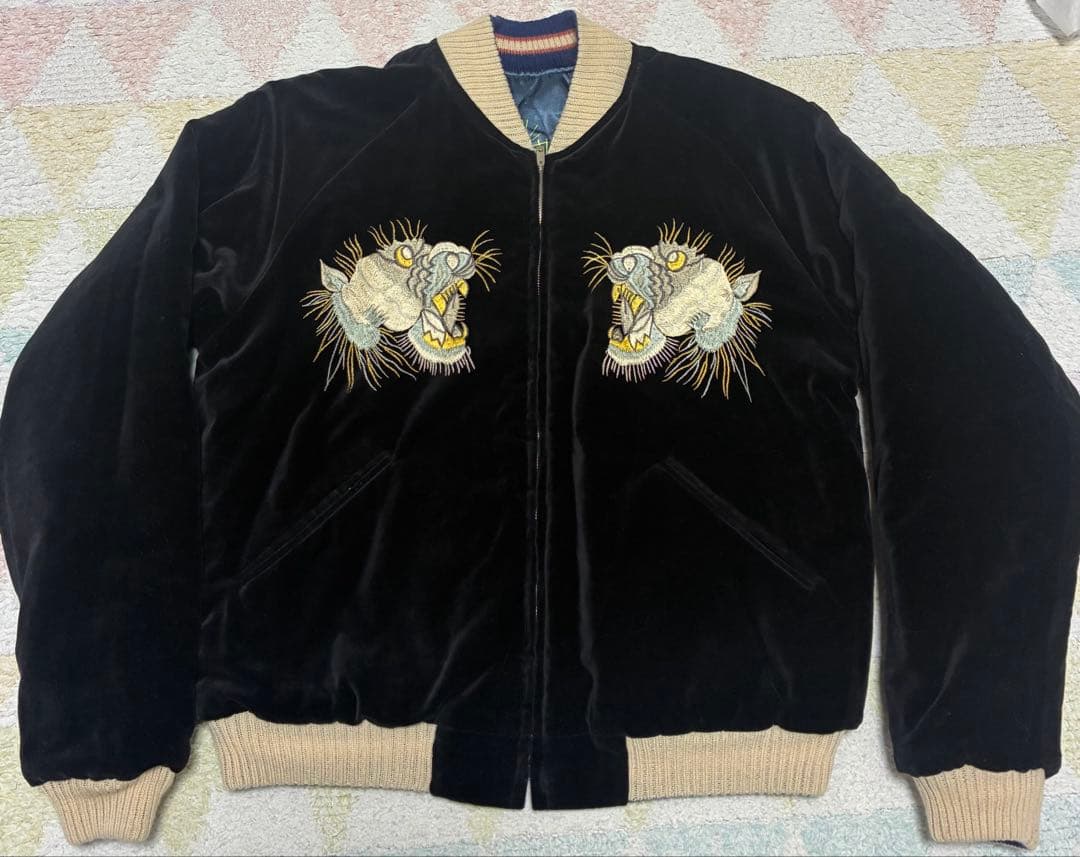 テーラー東洋　スカジャン　限定５００着　Ｍサイズ　黒別珍　M18686