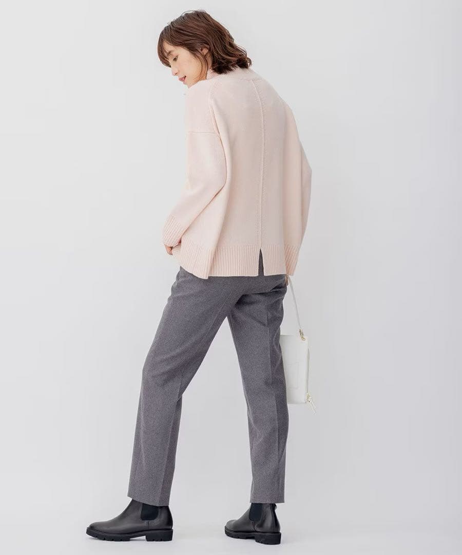 完売　23区 S ウールカシミヤブレンド スタンドネック ニット ¥19,910