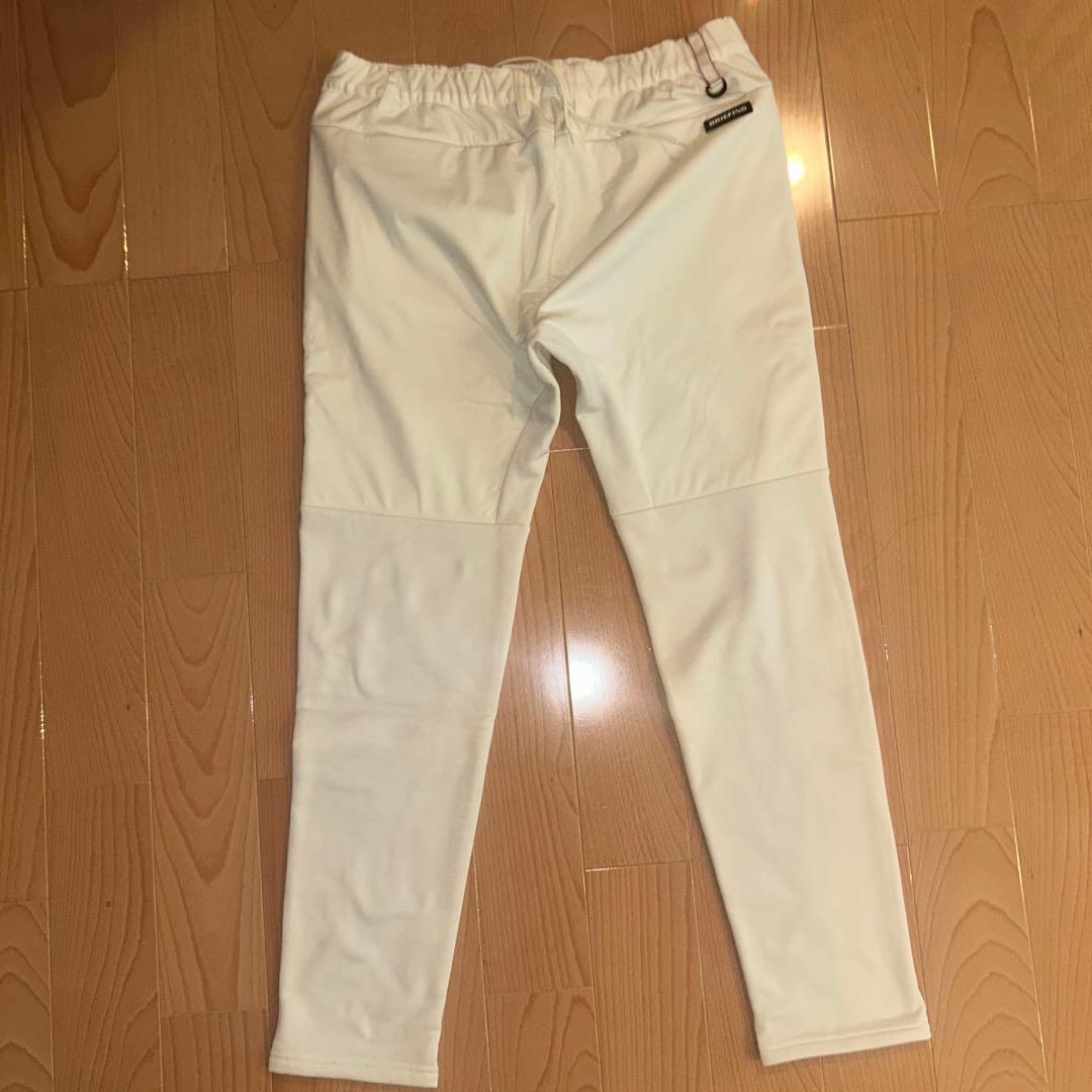 【新品タグ付】ブリーフィング　パンツ　BRIEFINGポーラテック ホワイト　L