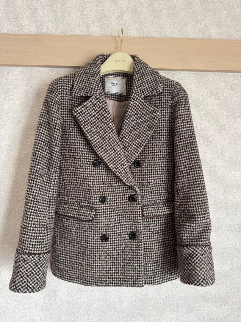 【今期新作】Hemingway Check Tweed Jacket