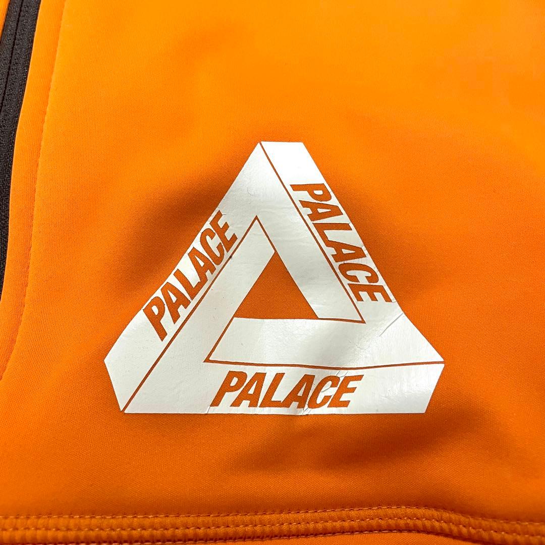美品PALACE ゴアテックス　マスクド　ソフトシェル　ジャケット　オレンジ　L