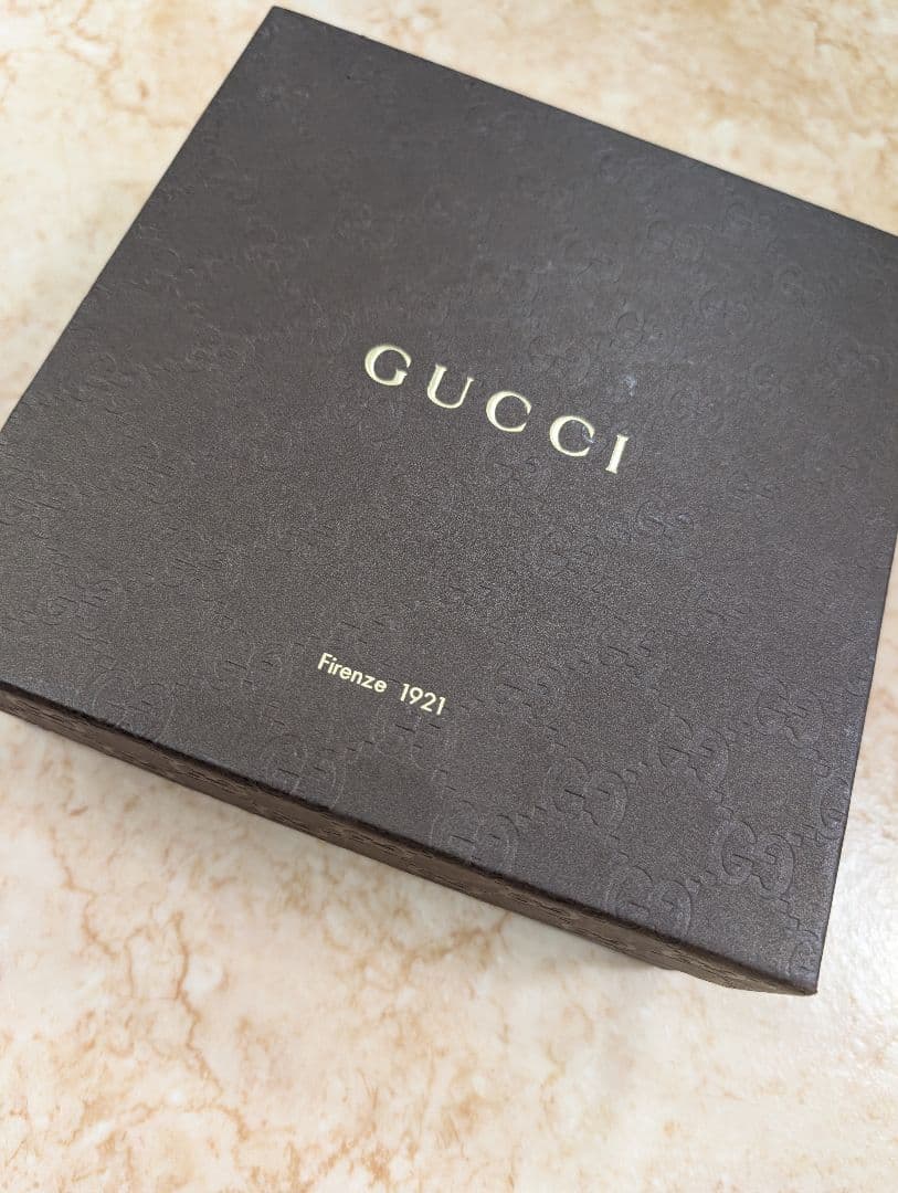 H*1様 GUCCI GG マーモントゴールド ブラック レザー ベルト95-