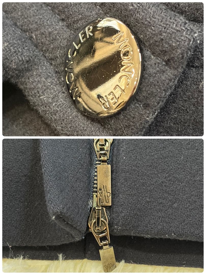 【鑑定済美品】MONCLER ETOFFE ダウンコート イタリア製 ネイビー1