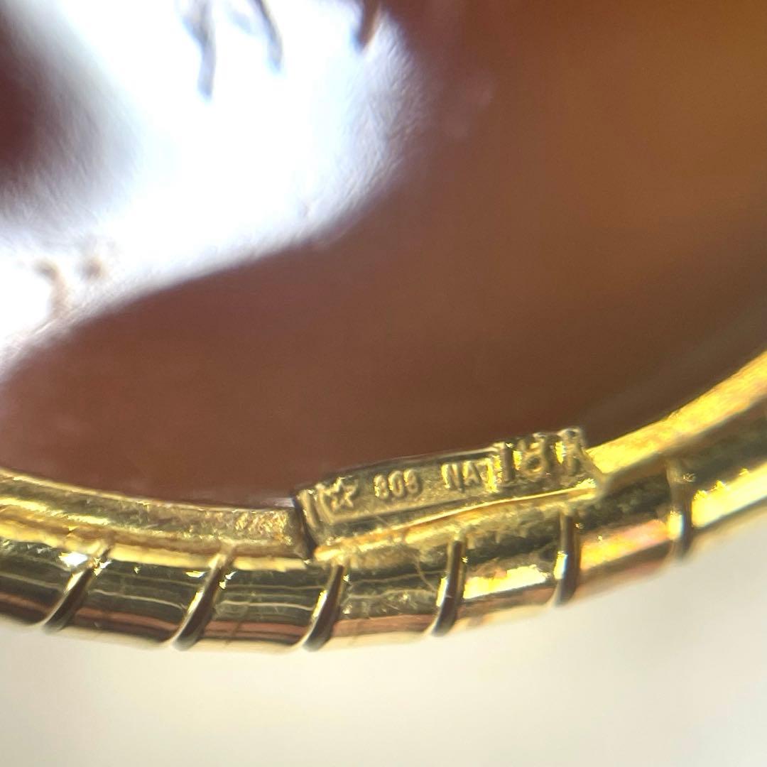 パフェ　希少品　一点もの　APA カメオブローチ　おしゃれ　レディース