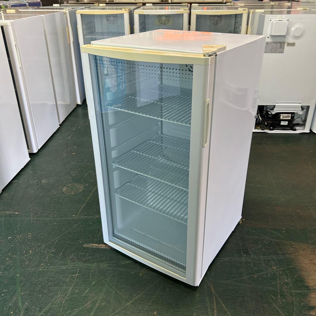 118 業務用 冷蔵ショーケース オフィスコンビニ XW-105 左右開き 小型