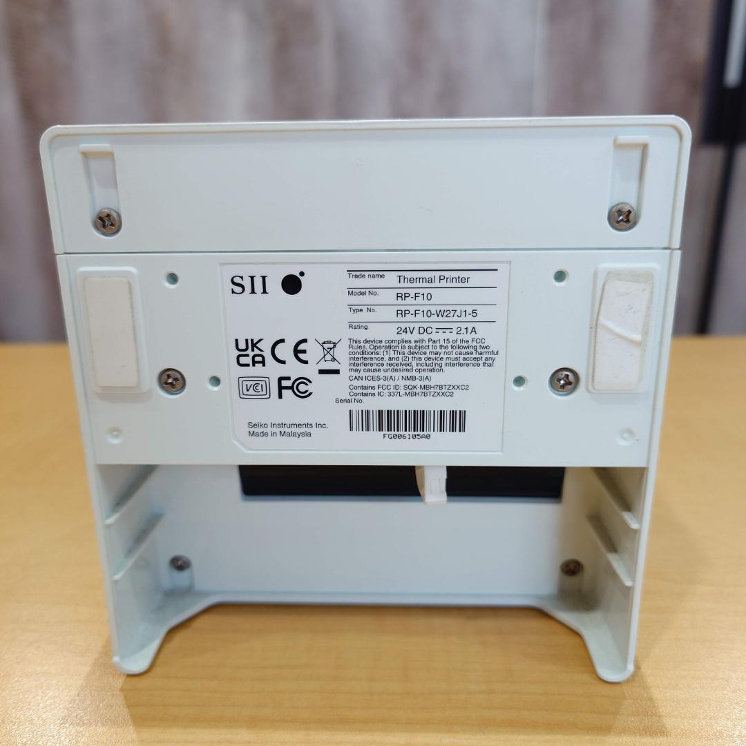 【動作確認済】SII RP-F10 レシートプリンター＋キャッシュドロア 鍵付