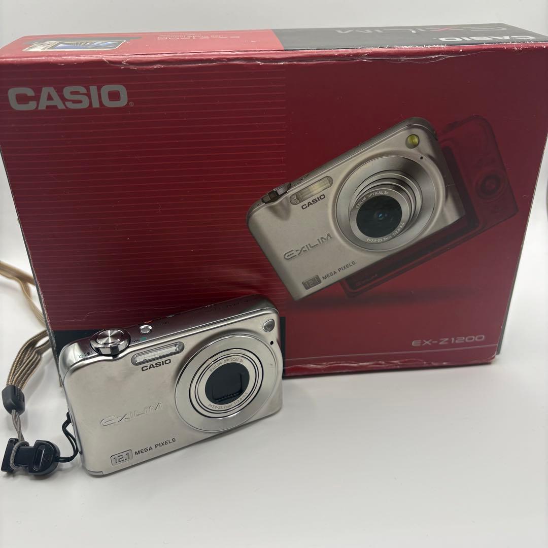 CASIO EX-Z1200 シルバー 動作確認済み コンデジ デジタルカメラ