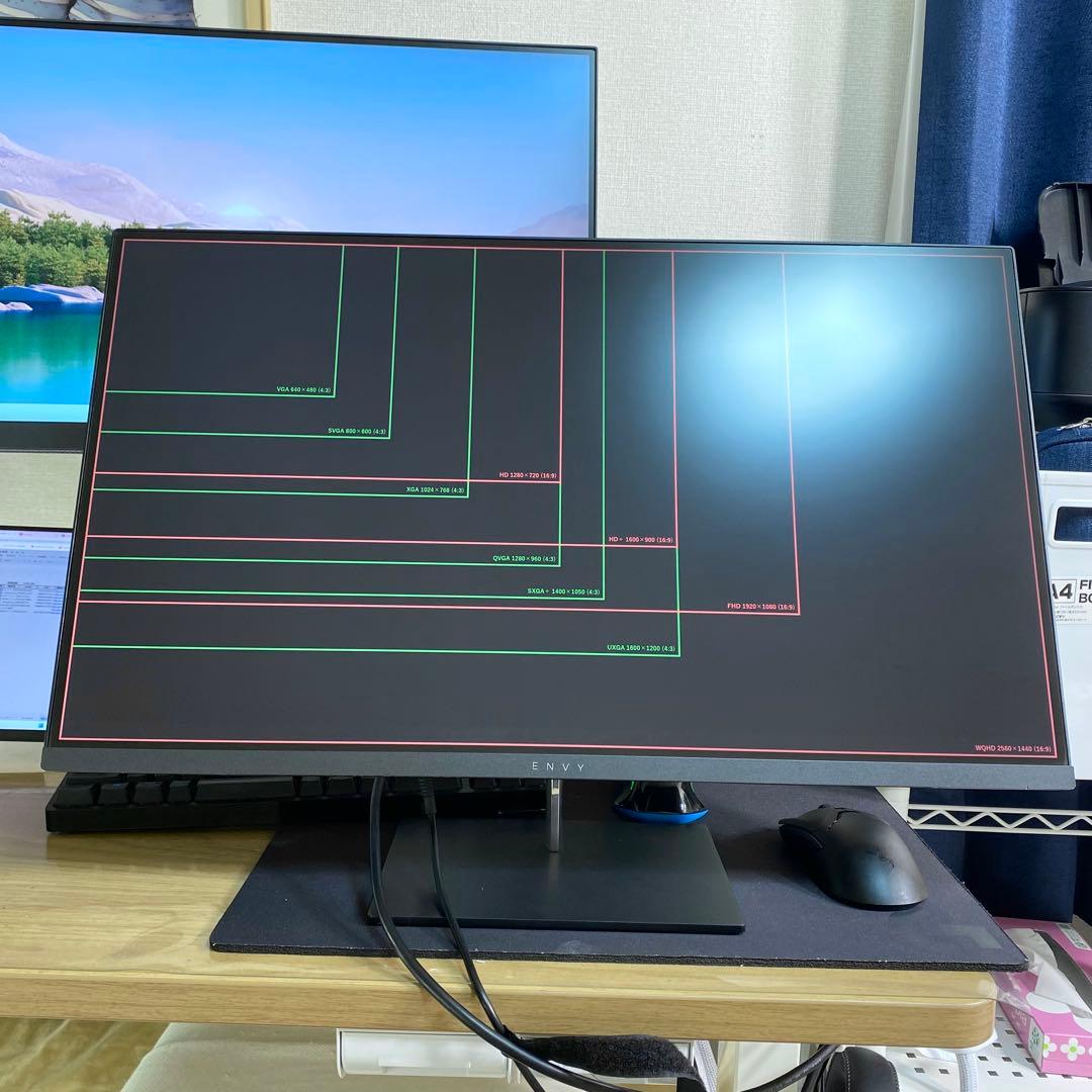 HP ENVY 27s 4k IPSモニター　【美品】