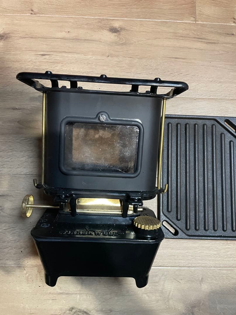 Winnerwell アイアンストーブ鋳鉄製キャンプストーブ グリルプレート付き