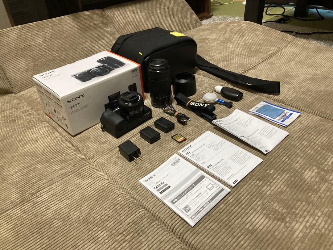 SONY α6100 ブラック ダブルズームレンズキット