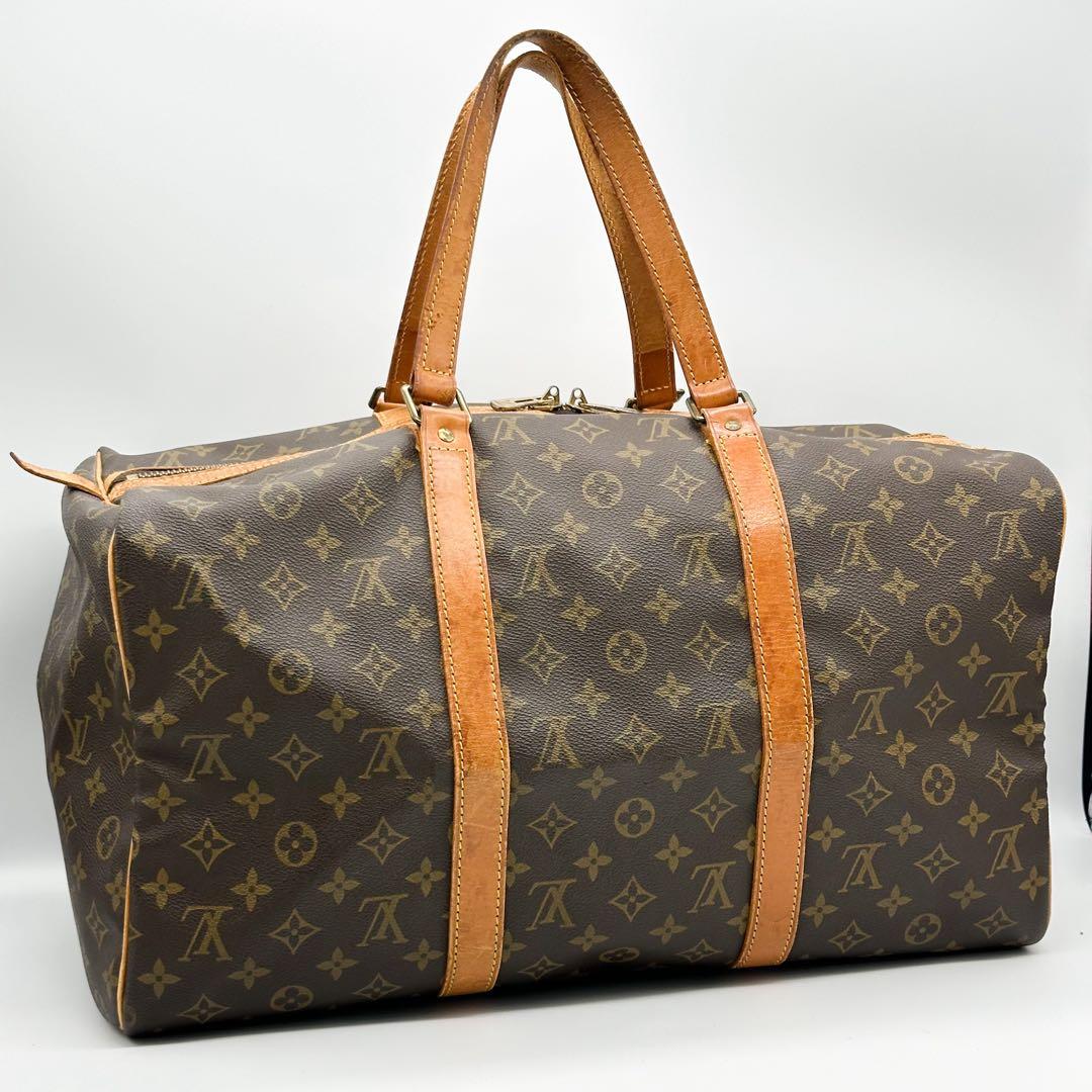 ルイヴィトン サックスプール 45 ボストンバッグ モノグラム ハンドバッグ