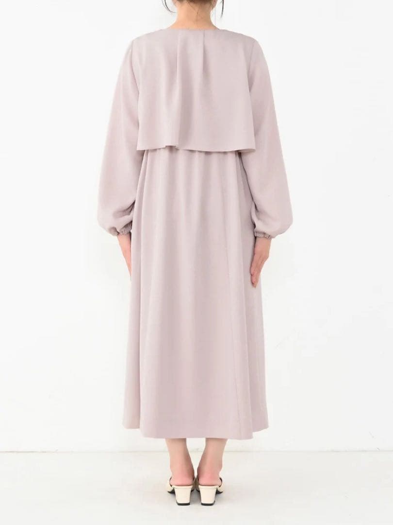 cahoさんコラボソフトドビーアシメラッフルワンピース regular