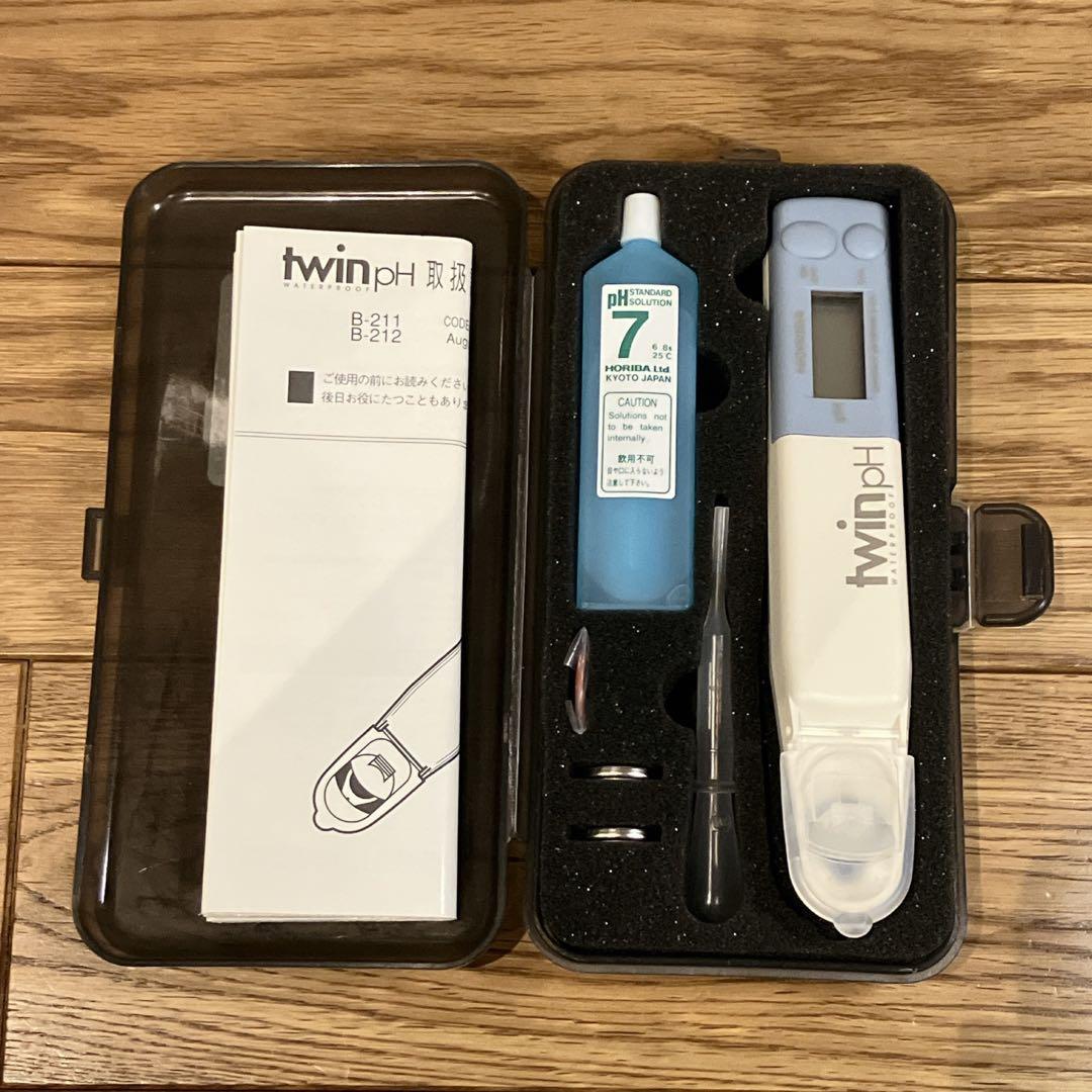 コンパクトphメーター twin pH B-211