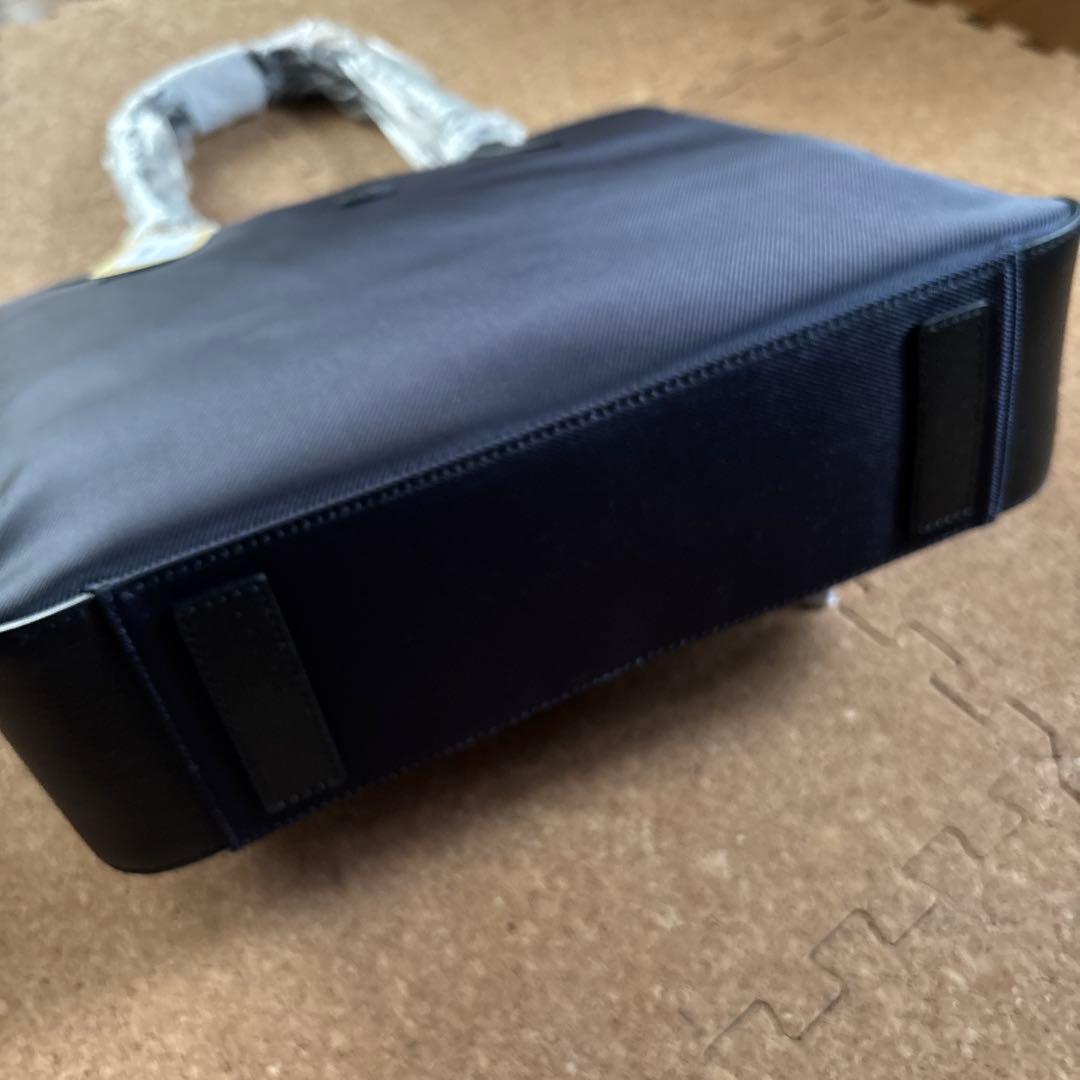 TABITUS 縦型 ビジネス トートバッグ (ネイビーブラック)