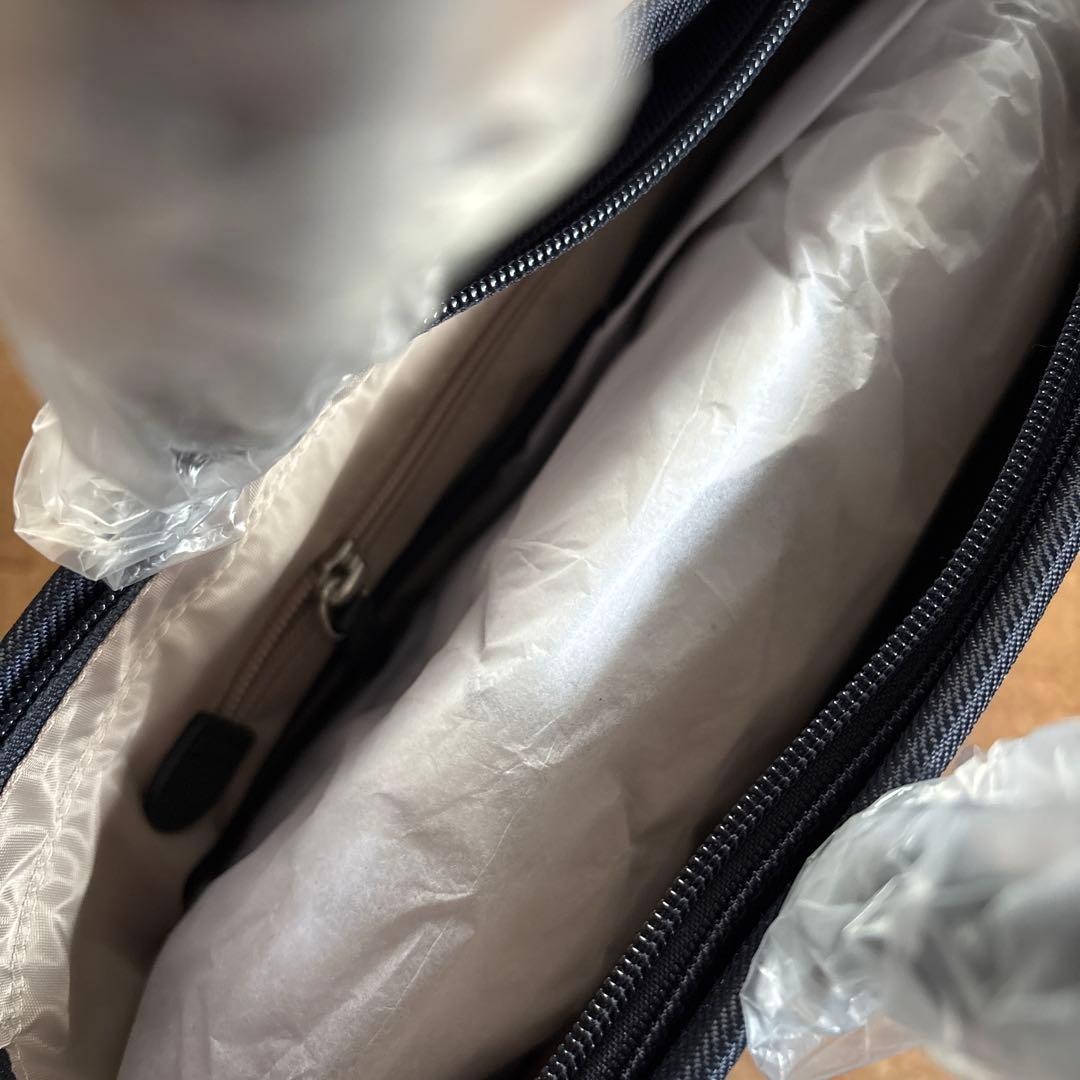 TABITUS 縦型 ビジネス トートバッグ (ネイビーブラック)