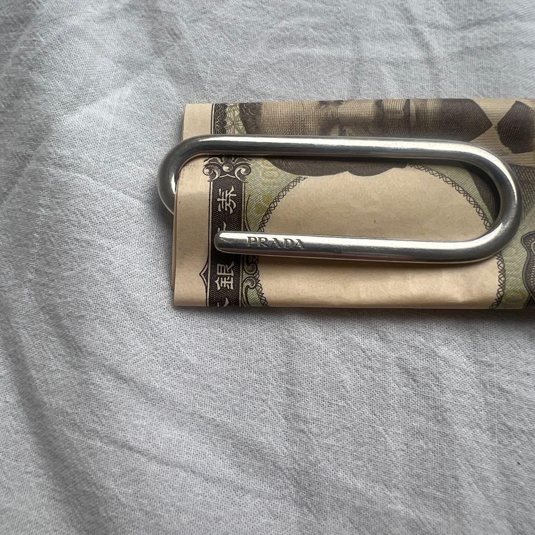小物 Prada Stainless Steel Money Clip
