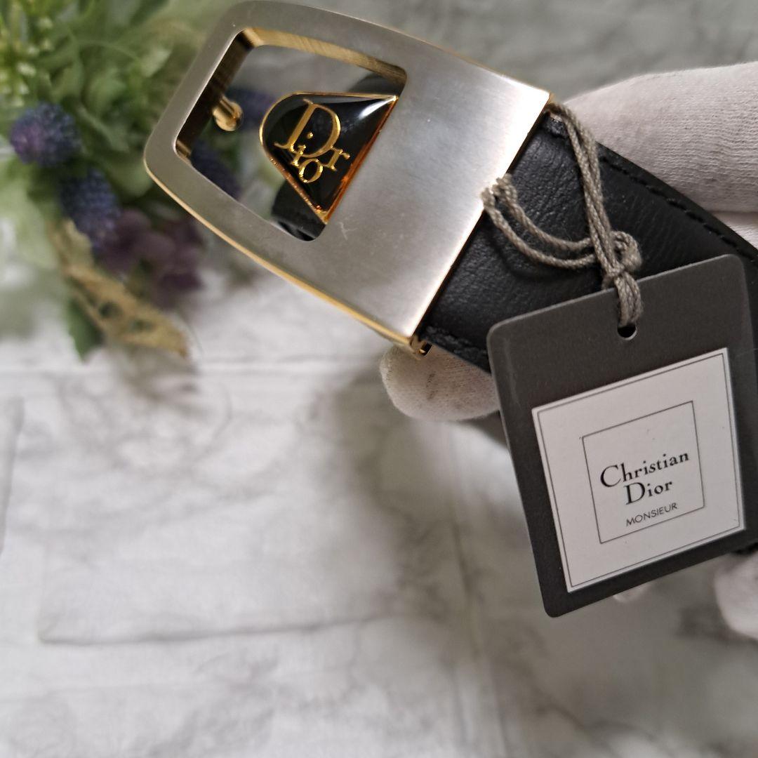 ✨️新品✨️タグ付きChristian Diorクリスチャンディオールベルト黒
