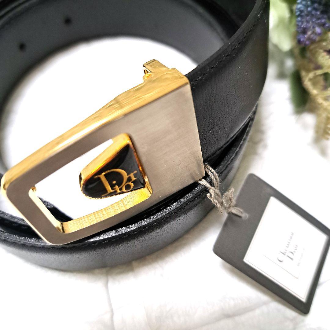 ✨️新品✨️タグ付きChristian Diorクリスチャンディオールベルト黒