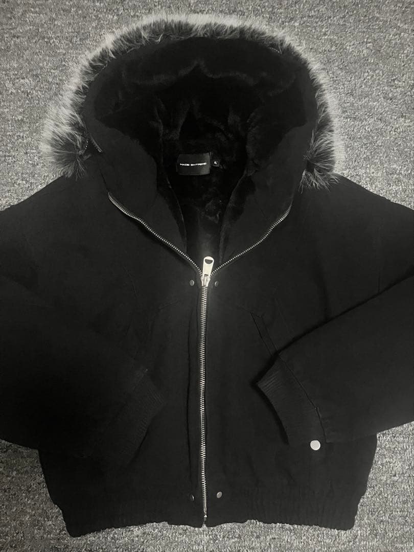 【完売品】Youll cropped fur hooded blouson