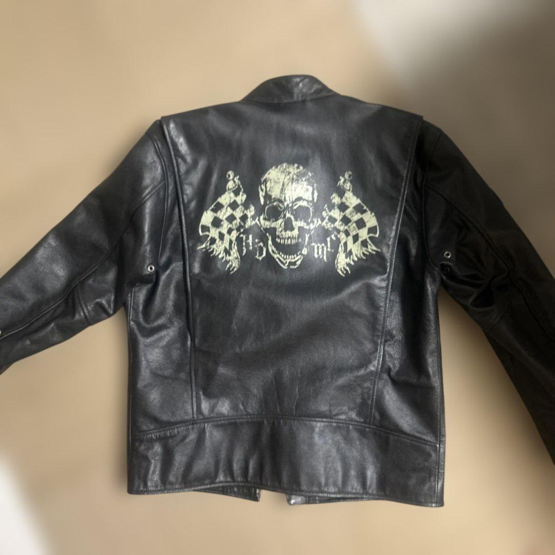 ハーレーダビッドソン、ブラックレザージャケット Sサイズ
