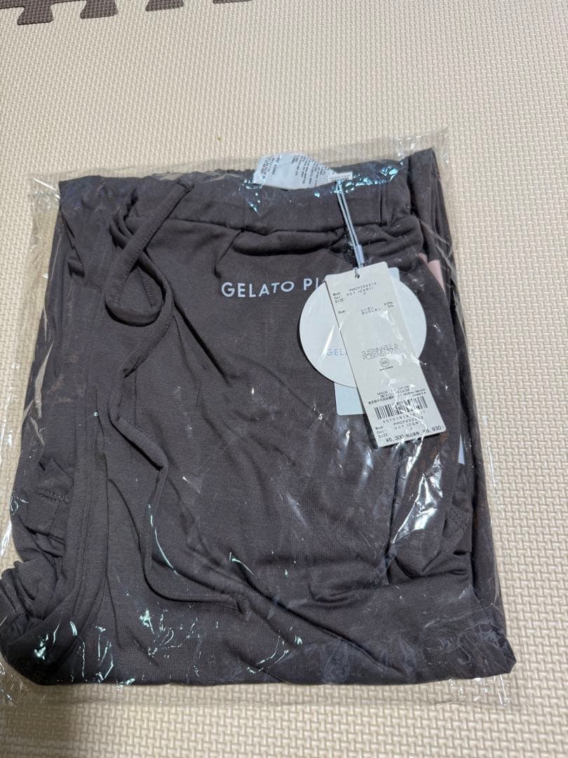 ミャクミャク　ジェラピケ　レディース　上下セット　チャコールグレー