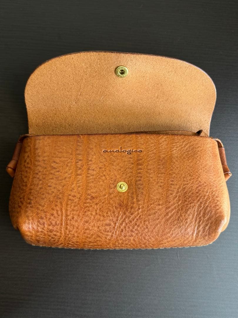 【アナロジコ】　ボタンミニショルダー/マローネ