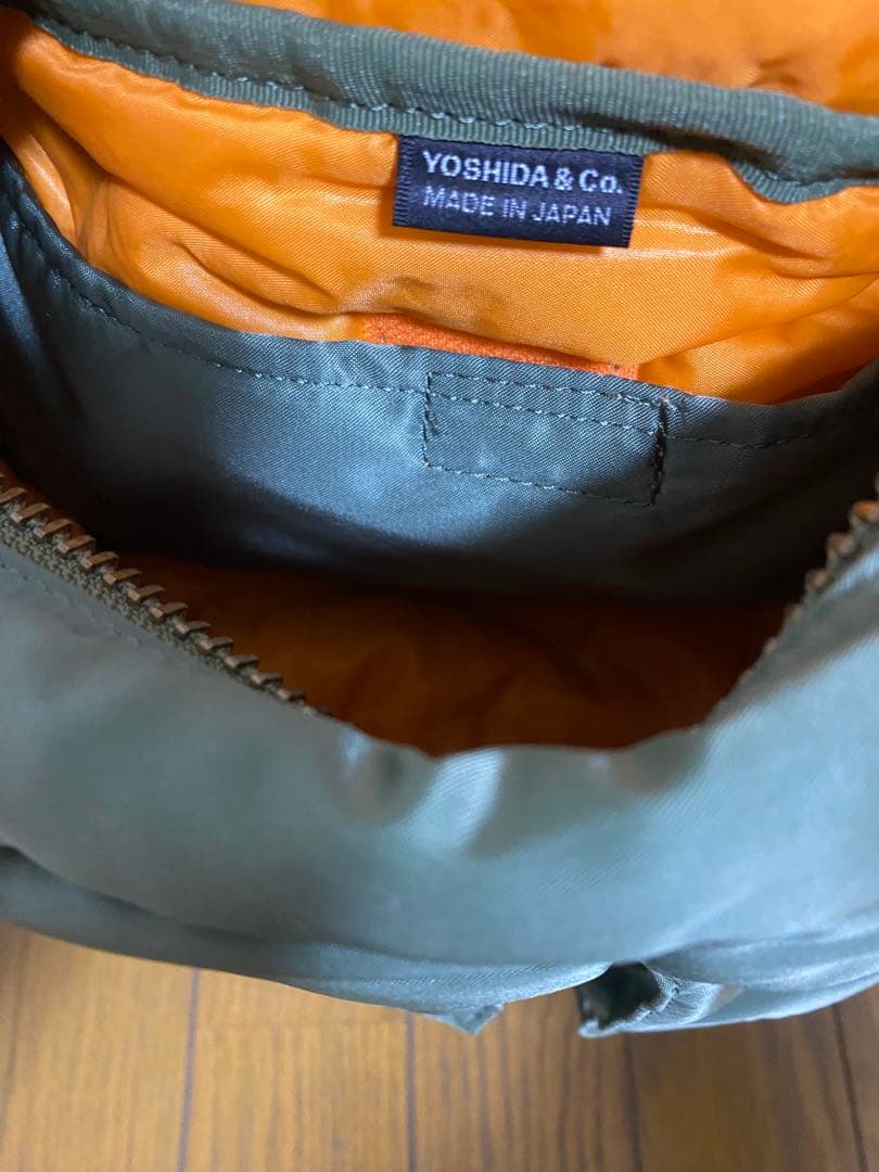 【中古・美品】PORTER タンカー ウエストバッグ セージグリーン