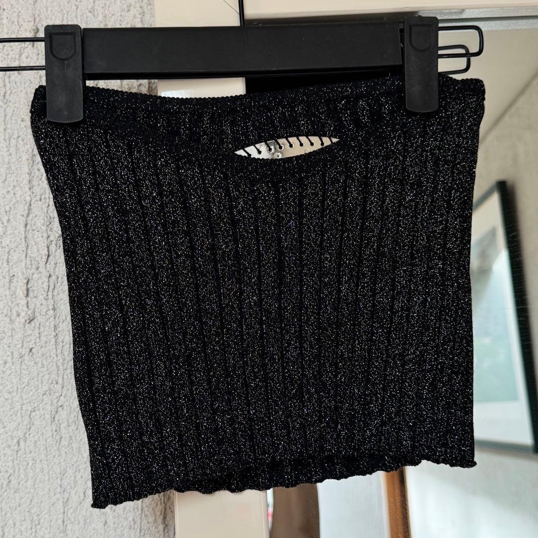 DIESEL チューブトップ　M-Clarksville-Lurex