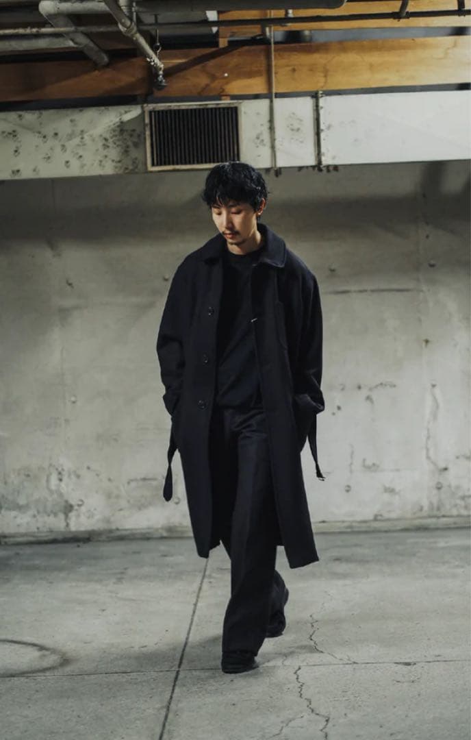 COMOLI ウールカシミヤミリタリーコート　２４aw サイズ1