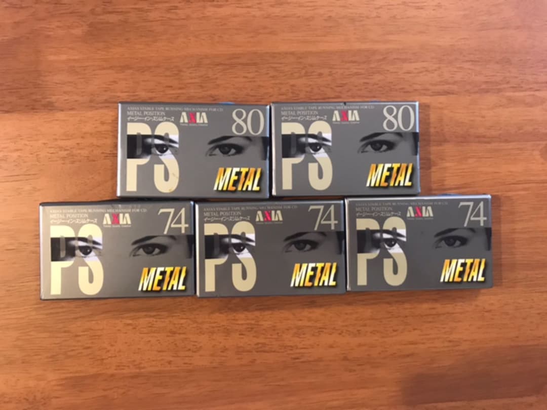 メタルテープ  カセット AXIA 5個