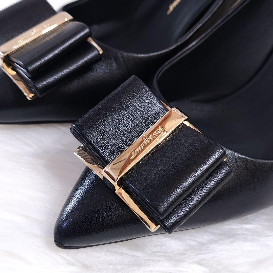 ✨️値下げOK✨️フェラガモ Ferragamo ヒール リボン
