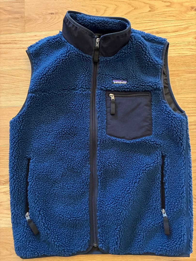 Patagonia フリースベスト M ネイビー