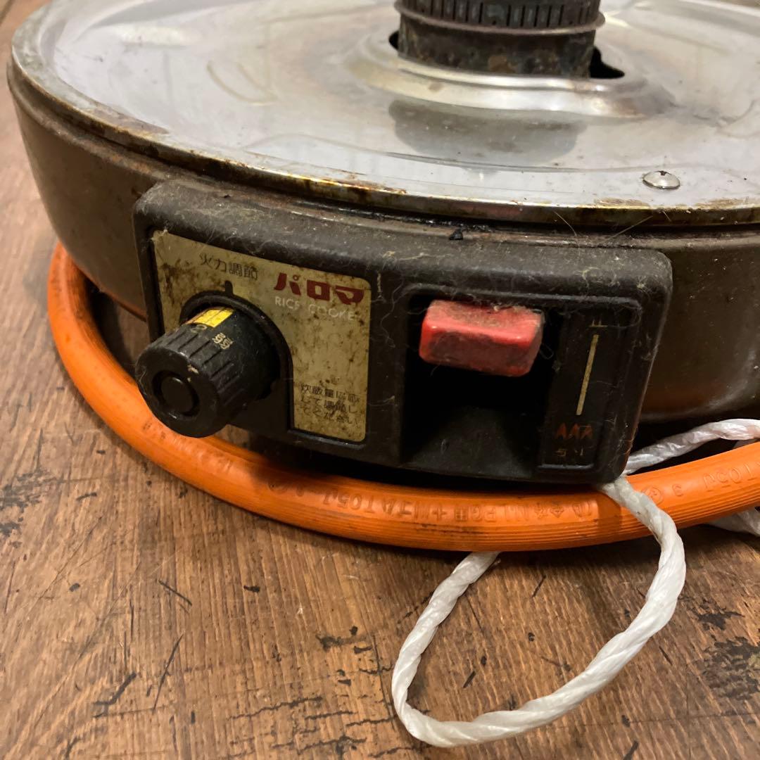 C-壁 昭和レトロ パロマ 業務用 ガス炊飯器 PR-4000 2.2升 LP