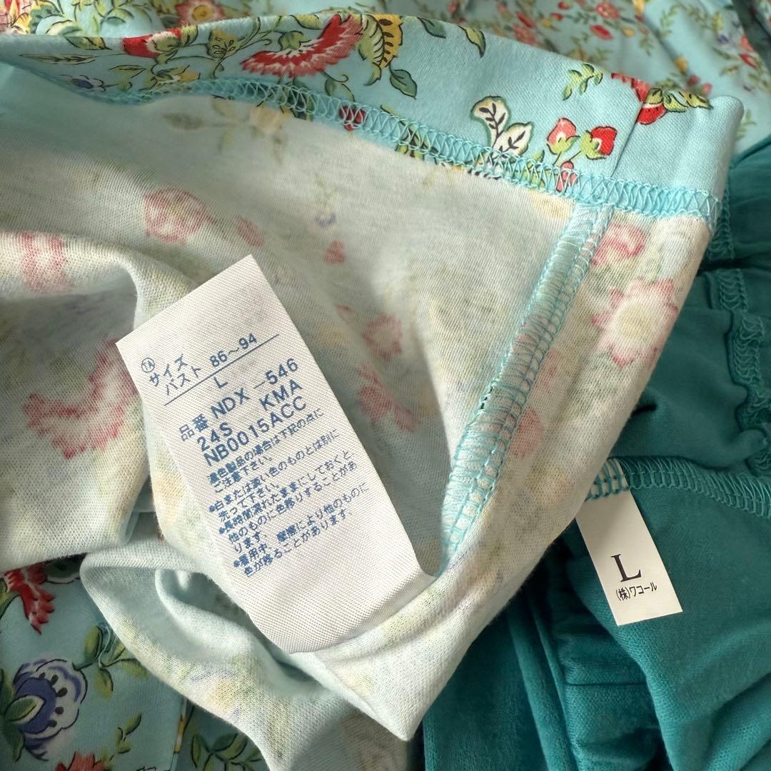 新品 ワコール スリープ MINTON ミントン パジャマ Lサイズ