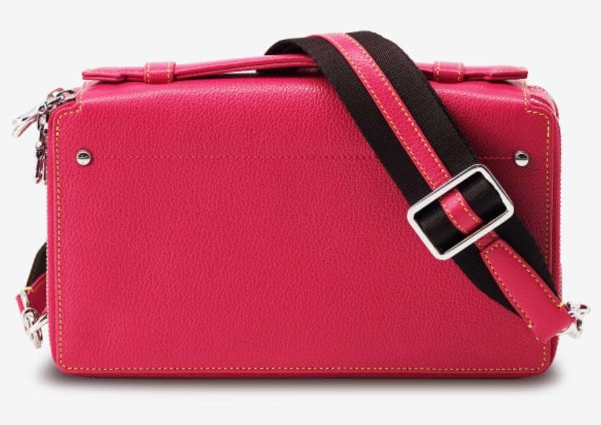 Kiefer neu 長財布 クラッチバッグ 本革 ショルダーウォレット ピンク