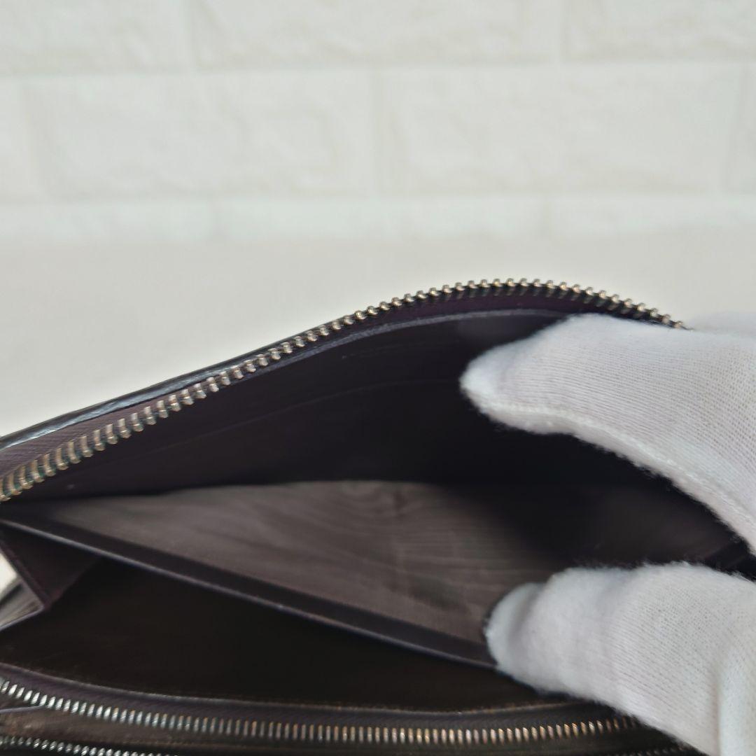 BOTTEGA VENETA イントレチャート 長財布 ラウンドジップ