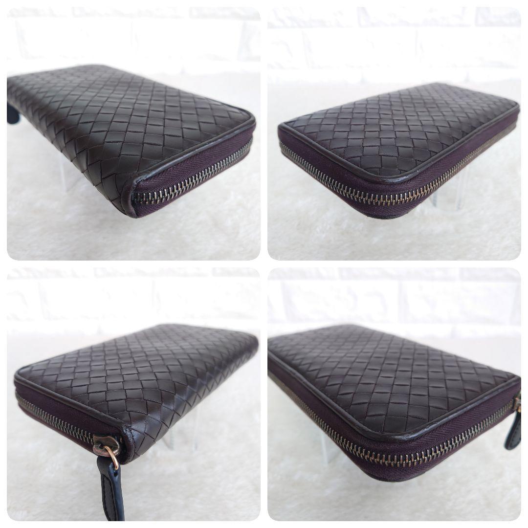 BOTTEGA VENETA イントレチャート 長財布 ラウンドジップ