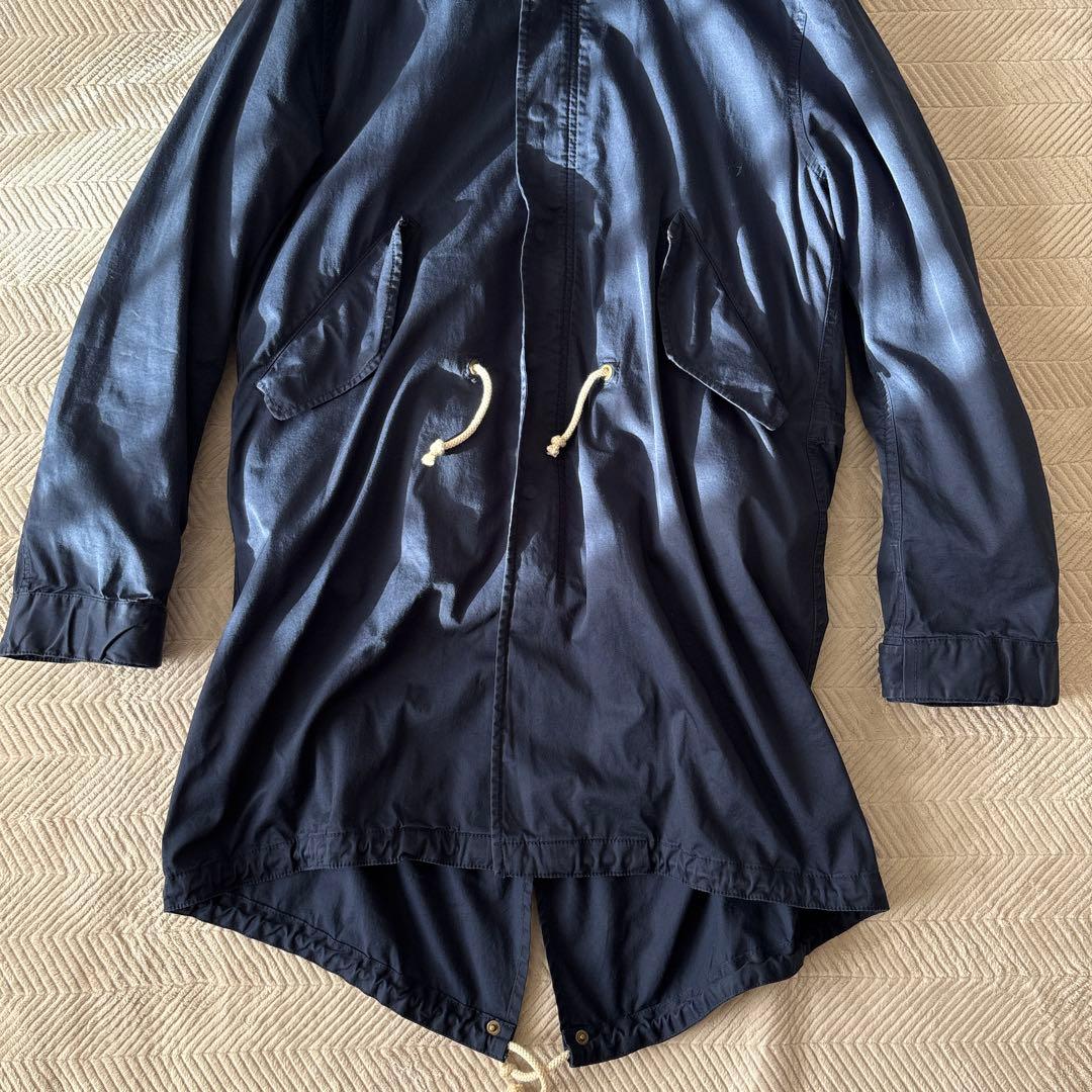 まさ裏ボアインナー付モッズコートL 紺