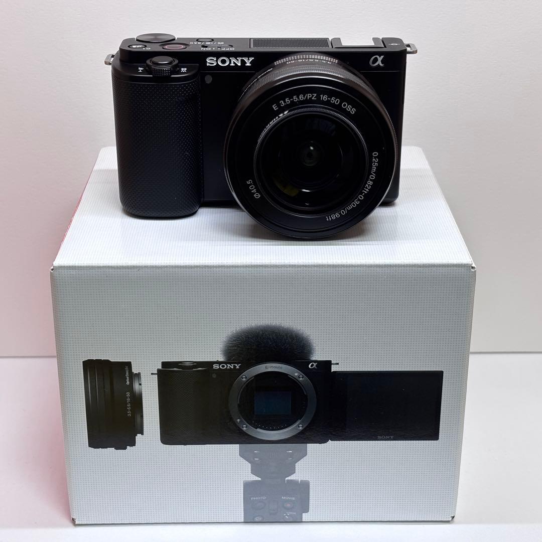 SONY デジタル一眼カメラ ZV-E10 超美品 SD付属 保証期間内！