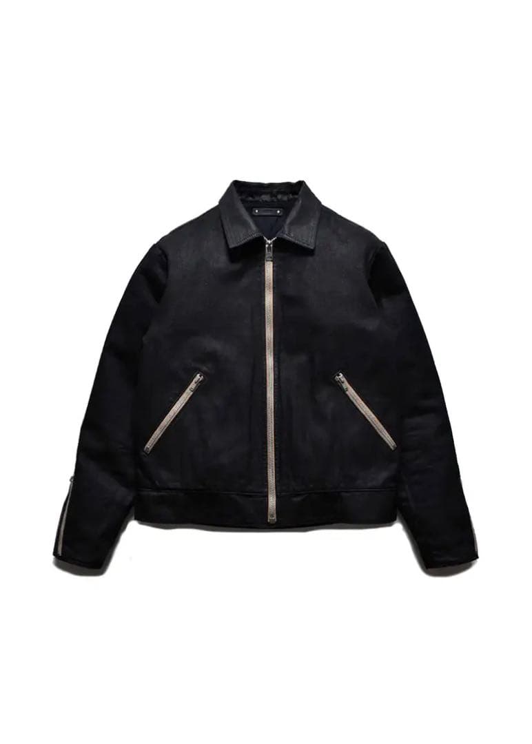 Black Coating Denim Riders JKT コーティング