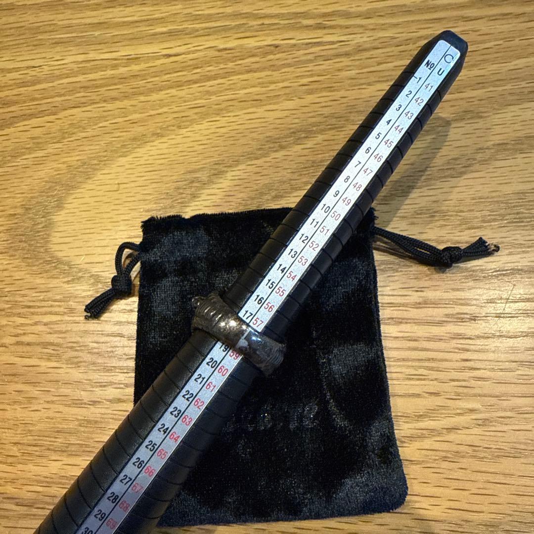 ビザール　コブラデザイン シルバーリング オニキス