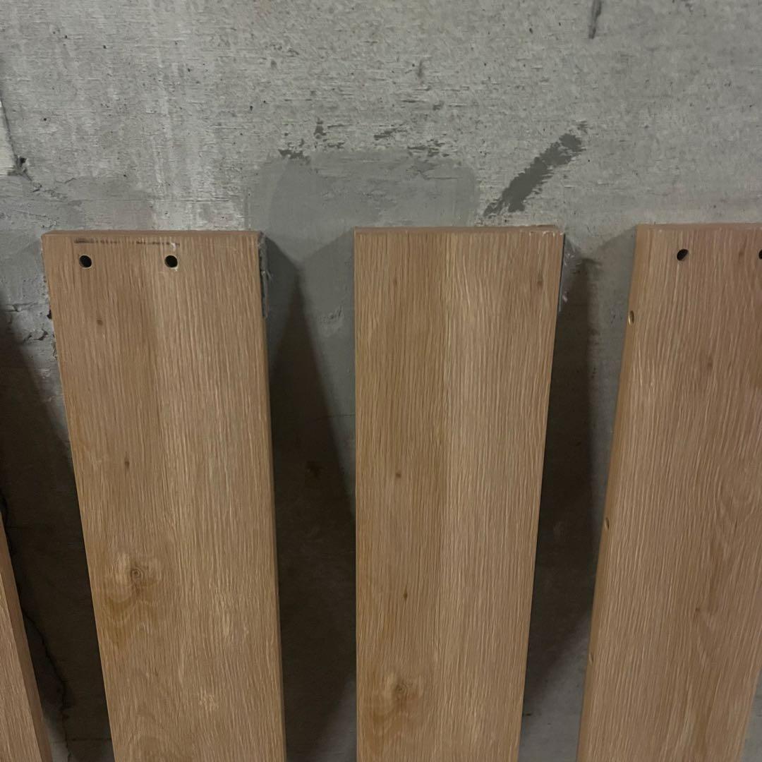 【良品】LOWYA ロータイプ すのこベッド セミダブル シャビーナチュラル