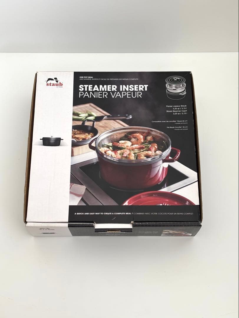 ストウブ　スチーマーインサート　ステンレス　26cm