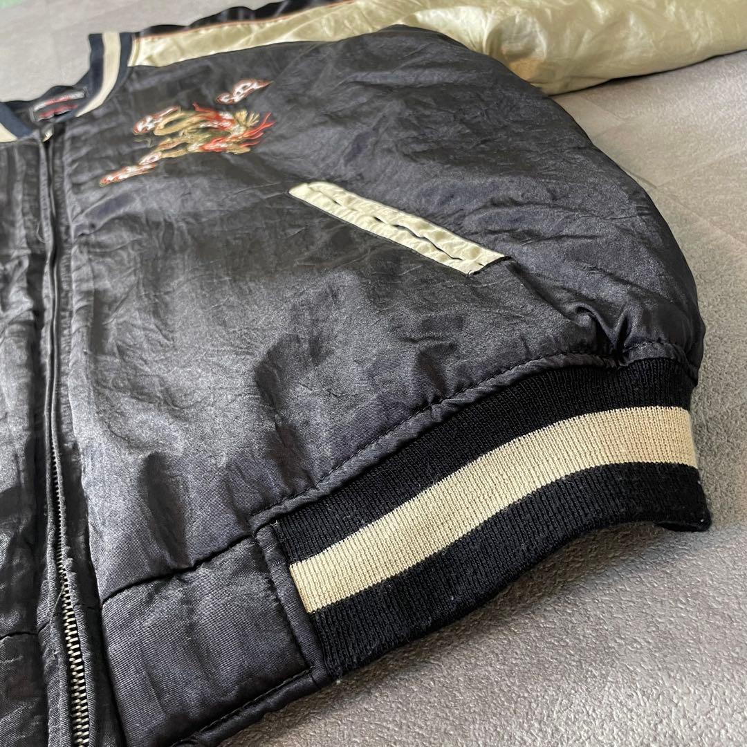 ジャケット・アウター 90-00's old souvenir jacket bi-color L